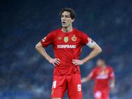 Marcel Ruiz, durante un partido con el Toluca, a finales de 2025.