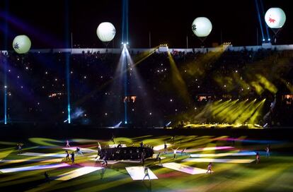 La inauguración de la Copa América en Santiago de Chile.