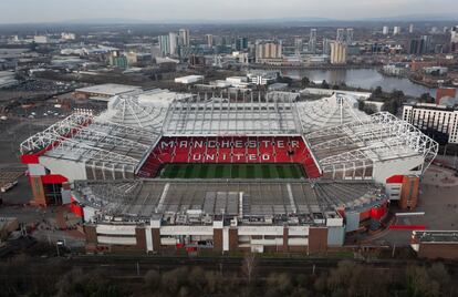 El estadio del Manchester United, Old Trafford, el pasado 8 de febrero.