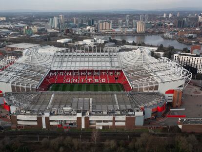 El estadio del Manchester United, Old Trafford, el pasado 8 de febrero.