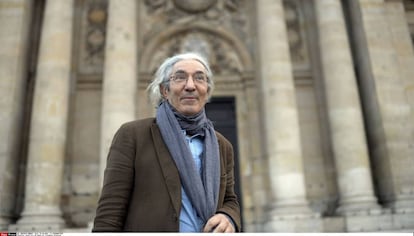 El escritor argelino Boualem Sansal en Paris. 