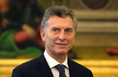 Argentinean President Mauricio Macri.