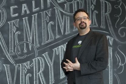 Phil Libin, creador de Evernote, una aplicaci&oacute;n con cinco a&ntilde;os de vida.