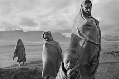 Campamento de Korem, Etiopía (1984), del proyecto 'Sahel: el fin del camino'.