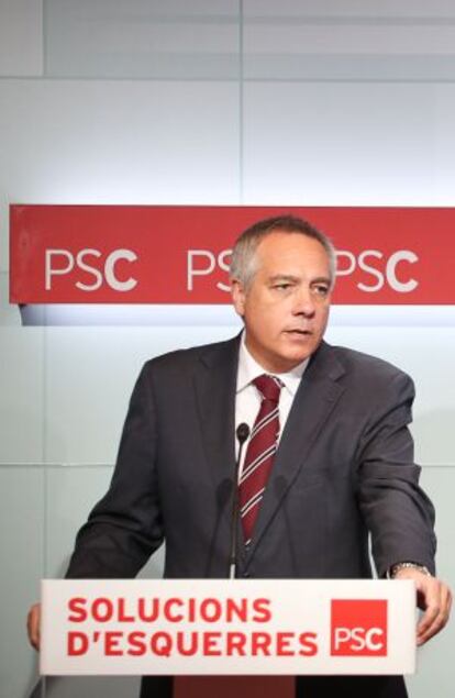 Pere Navarro, primer secretario del PSC.