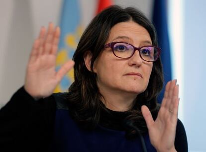 La vicepresidenta y portavoz del Consell, Mónica Oltra.