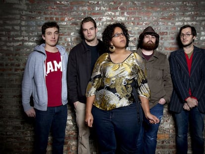 Alabama Shakes en una imagen promocional.