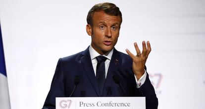 Emmanuel Macron, primer ministro de Francia