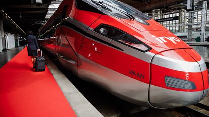 Un tren de Iryo en la estación madrileña de Atocha.