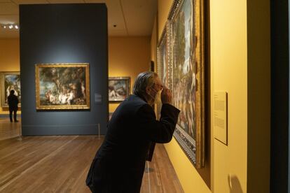 Aquellos que no puedan desplazarse a Madrid podrán ver la exposición del Prado en su web, dentro de unas dos semanas, gracias a una exposición virtual que será por primera vez de pago. El coste será 2,5 euros, el mismo precio que la audioguía del museo y que sigue el ejemplo de otras pinacotecas europeas, como la National Gallery, para obtener recursos.