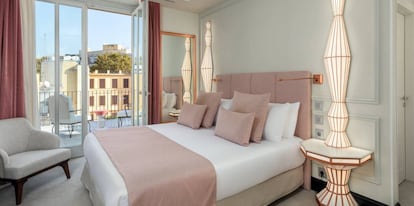 Una de las habitaciones del nuevo hotel en Roma.