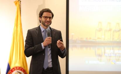 Felipe Jaramillo, presidente de ProColombia, en su visita a México.