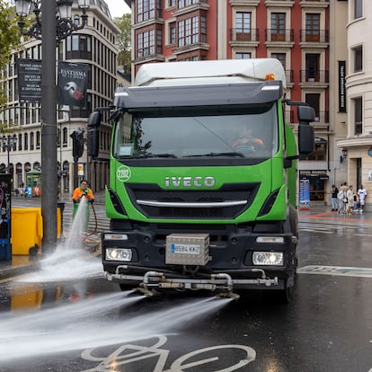 Operarios de limpieza de Bilbao