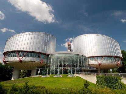  Palacio de Derechos del Hombre, en Estrasburgo. 