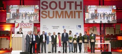 El rey Felipe VI preside la entrega de premios de una edici&oacute;n de South Summit, el principal evento para emprendedores en Espa&ntilde;a.