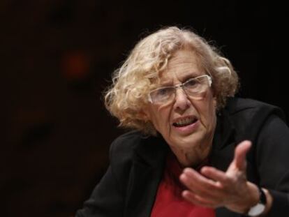 La alcaldesa de Madrid, Manuela Carmena.