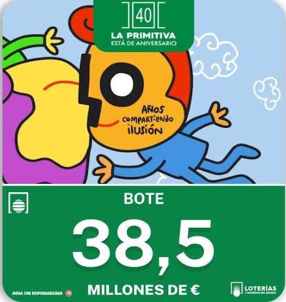 bote la primitiva del lunes 17 de noviembre de 2025