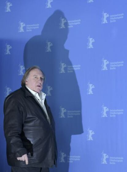 Gérard Depardieu llega al 'photocall' de 'Saint-Amour'.