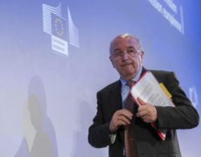 El comisario europeo de Competencia, el español Joaquín Almunia.