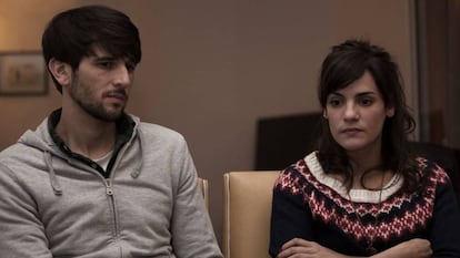 Juan Barberini y Pilar Gamboa, en el filme.