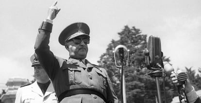 El dictador, Francisco Franco, en 1952.