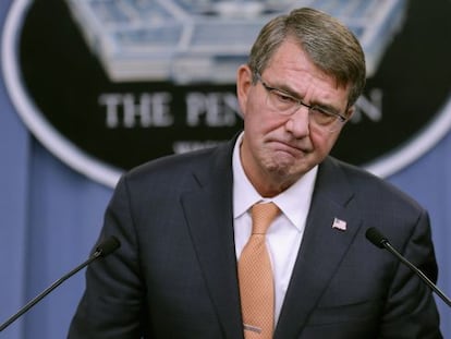 Ash Carter, secretario de Defensa de EE UU.