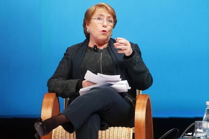 A presidenta do Chile, Michelle Bachelet.