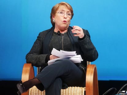 La presidenta de Chile, Michelle Bachelet.