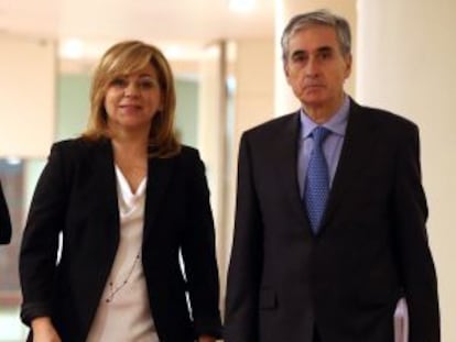 Elena Valenciano y Ramón Jáuregui.