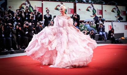 Lady Gaga, en el Festival de Venecia, el pasado septiembre.