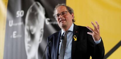 El president de la Generalitat de Catalunya, Quim Torra.