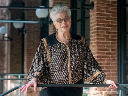 La escritora Barbara Rosenwein, en la Residencia de Estudiantes en Madrid.