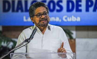 Iván Márquez, jefe negociador de las FARC.