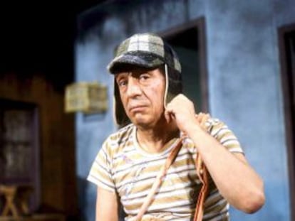 Chaves, interpretado por Roberto Bolaños, que morreu na sexta-feira.