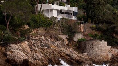 La casa E1027, proyectada por Eileen Gray, en Roquebrune-Cap-Martin, en la Costa Azul de Francia.