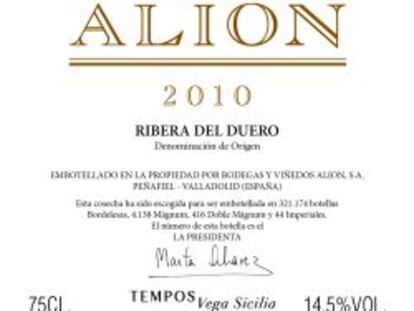 La nueva etiqueta de Ali&oacute;n.