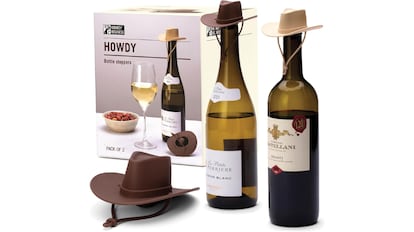 Estos tapones de vino están hechos de silicona.