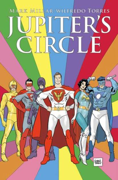 Portada del cómic del Millarworld Jupiter's Circle.