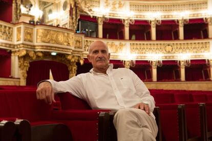 Lorca Massine, en el Teatro San Carlo de Napolés.