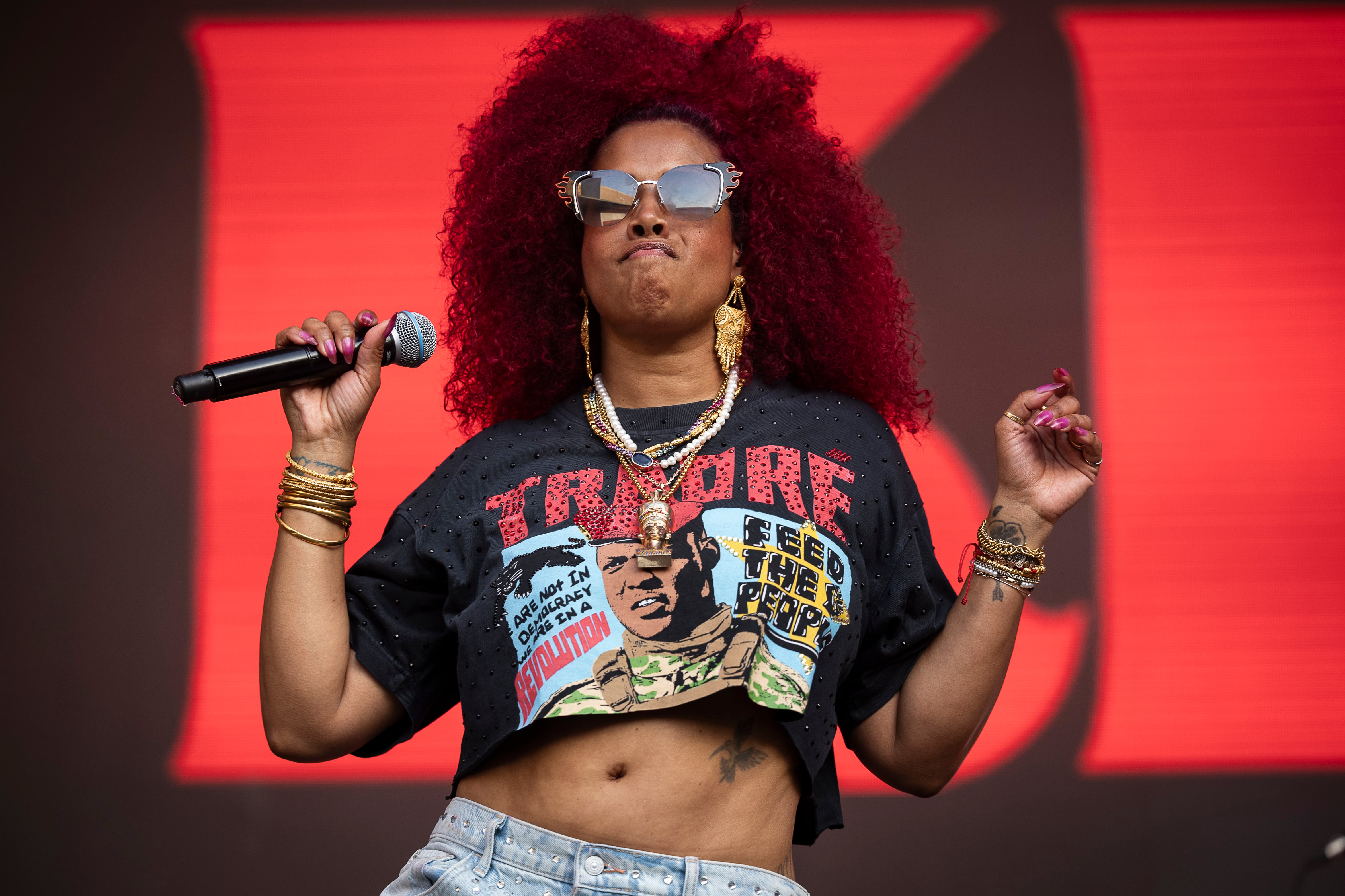 Un momento de la actuación de Kelis en el Sónar, este viernes.  

