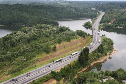 Autopista Litoral Sul, una de las nueve autopistas que el grupo OHL Concesiones gestiona en Brasil.