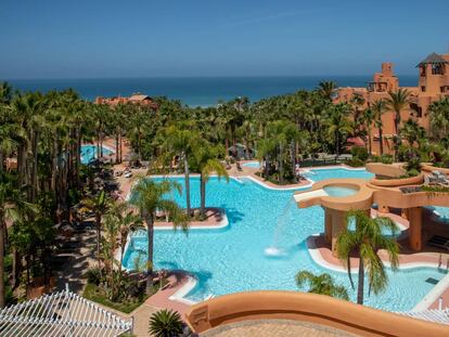 Vista del hotel Royal Hideaway en Chiclana de la Frontera, Cádiz. 