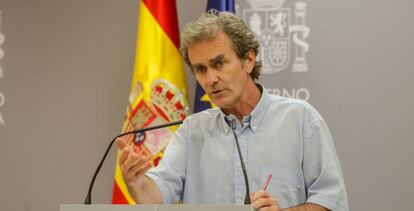 El director del Centro de Coordinación de Alertas y Emergencias Sanitarias (CCAES), Fernando Simón.