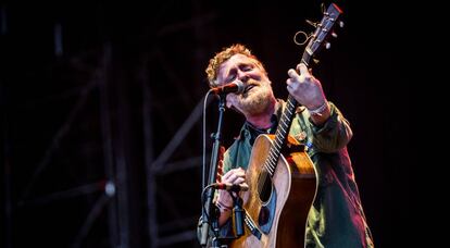 El cantante irlandés Glen Hansard en un concierto en Florencia el pasado junio.