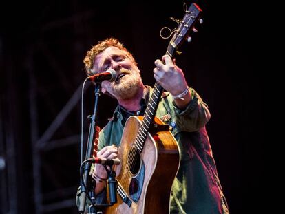 El cantante irlandés Glen Hansard en un concierto en Florencia el pasado junio.