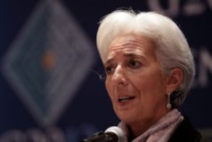 La directora gerente del Fondo Monetario Internacional (FMI), Christine Lagarde.