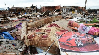 Visão do terreno desocupado em São Mateus, no leste da cidade, onde estavam vivendo 700 famílias