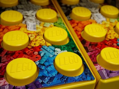 Piezas de Lego en una juguetería de Bonn, Alemania.