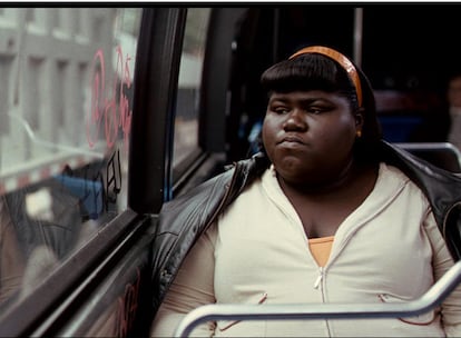 Gabourey Sidibe, protagonista de la película <i>Precious, </i>del director Lee Daniels.