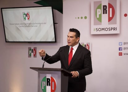 Alejandro Moreno, candidato a la presidencia del PRI